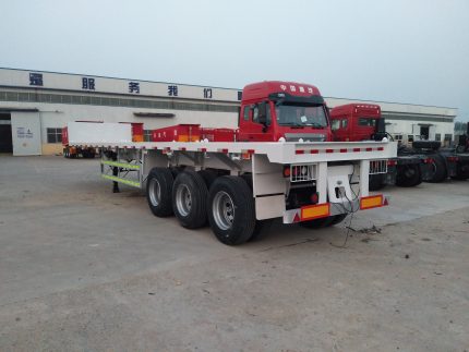 MULINAN_3 axles flatbed semi trailer